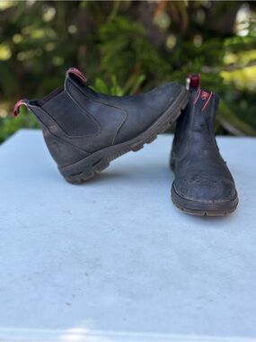 Redback UBBK Easy Escape Bobcat Black Oil Kipt Soft Toe Work Boots Men Size 8.5